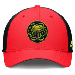 Houston Astros Nike Neon 90s Rise SwooshFlex Hat - Crimson/Black - Nike on Sale