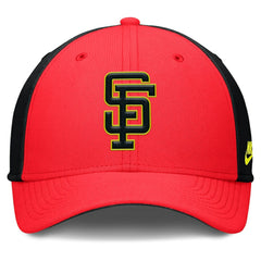 San Francisco Giants Nike Neon 90s Rise SwooshFlex Hat - Crimson/Black - Nike Sale