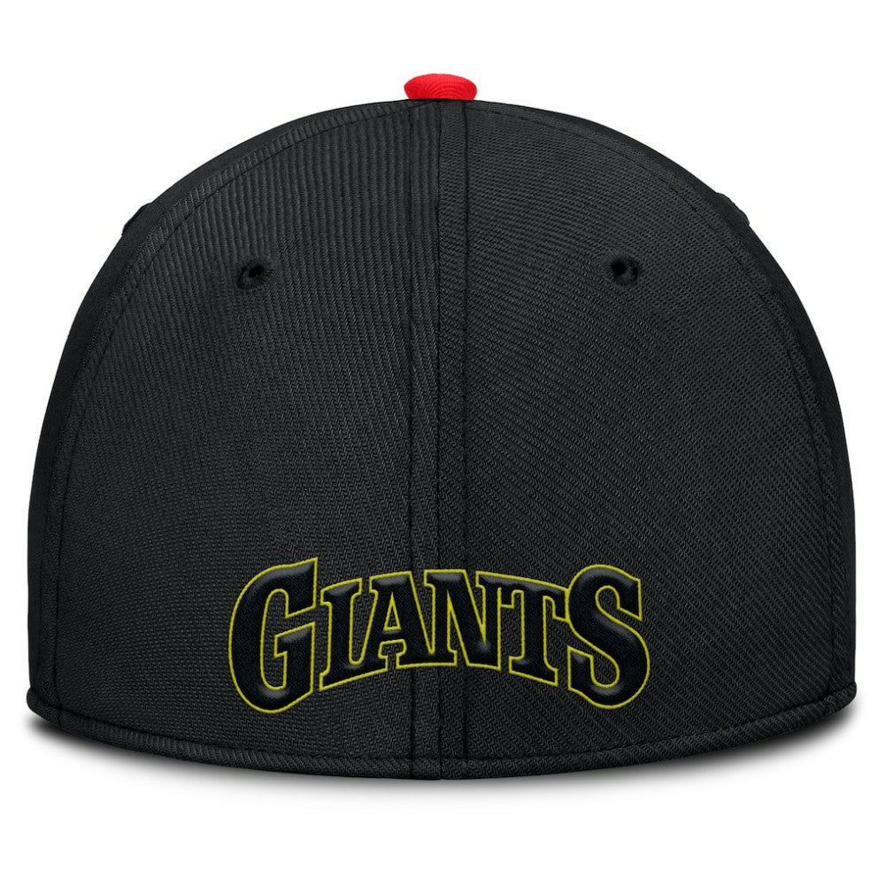 San Francisco Giants Nike Neon 90s Rise SwooshFlex Hat - Crimson/Black - Nike Sale