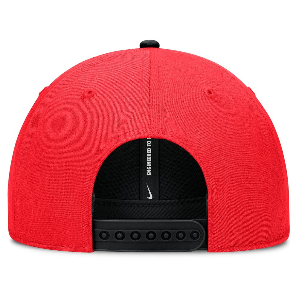 New York Mets Nike Neon 90s Rise Adjustable Hat - Crimson/Black - Nike Discount