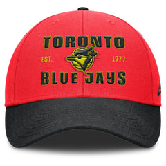Toronto Blue Jays Nike Neon 90s Rise Adjustable Hat - Crimson/Black - Nike on Sale