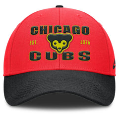 Chicago Cubs Nike Neon 90s Rise Adjustable Hat - Crimson/Black - Nike Sale