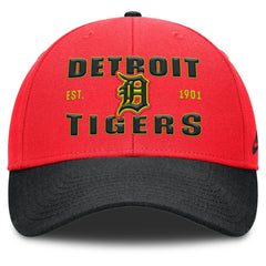 Detroit Tigers Nike Neon 90s Rise Adjustable Hat - Crimson/Black - Nike on Sale