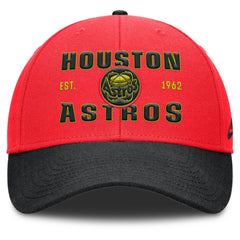 Houston Astros Nike Neon 90s Rise Adjustable Hat - Crimson/Black - Nike Lifestyle