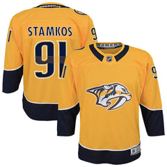 Steven Stamkos Nashville Predators Youth Home Premier Player Jersey - Gold - NHL 202439431
