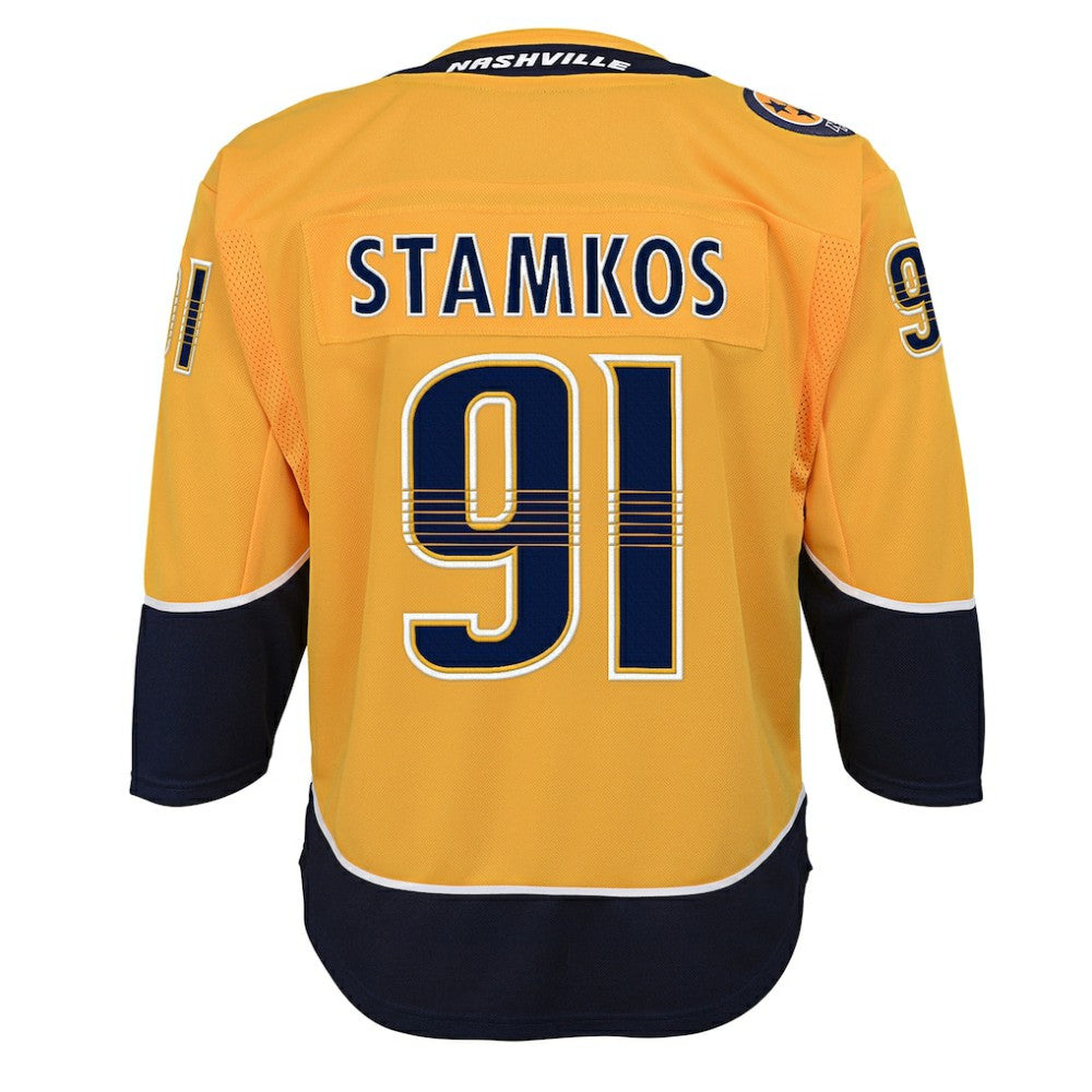 Steven Stamkos Nashville Predators Youth Home Premier Player Jersey - Gold - NHL 202439431