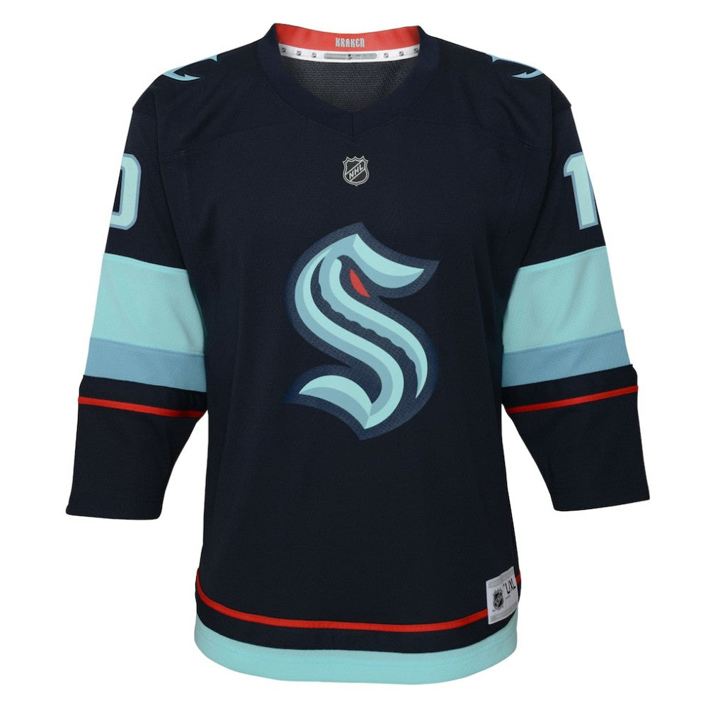 Matty Beniers Seattle Kraken Youth Alternate Replica Player Jersey - Navy - NHL 202439434