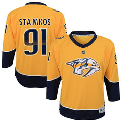 Steven Stamkos Nashville Predators Youth Alternate Replica Player Jersey - Gold - NHL 202439437