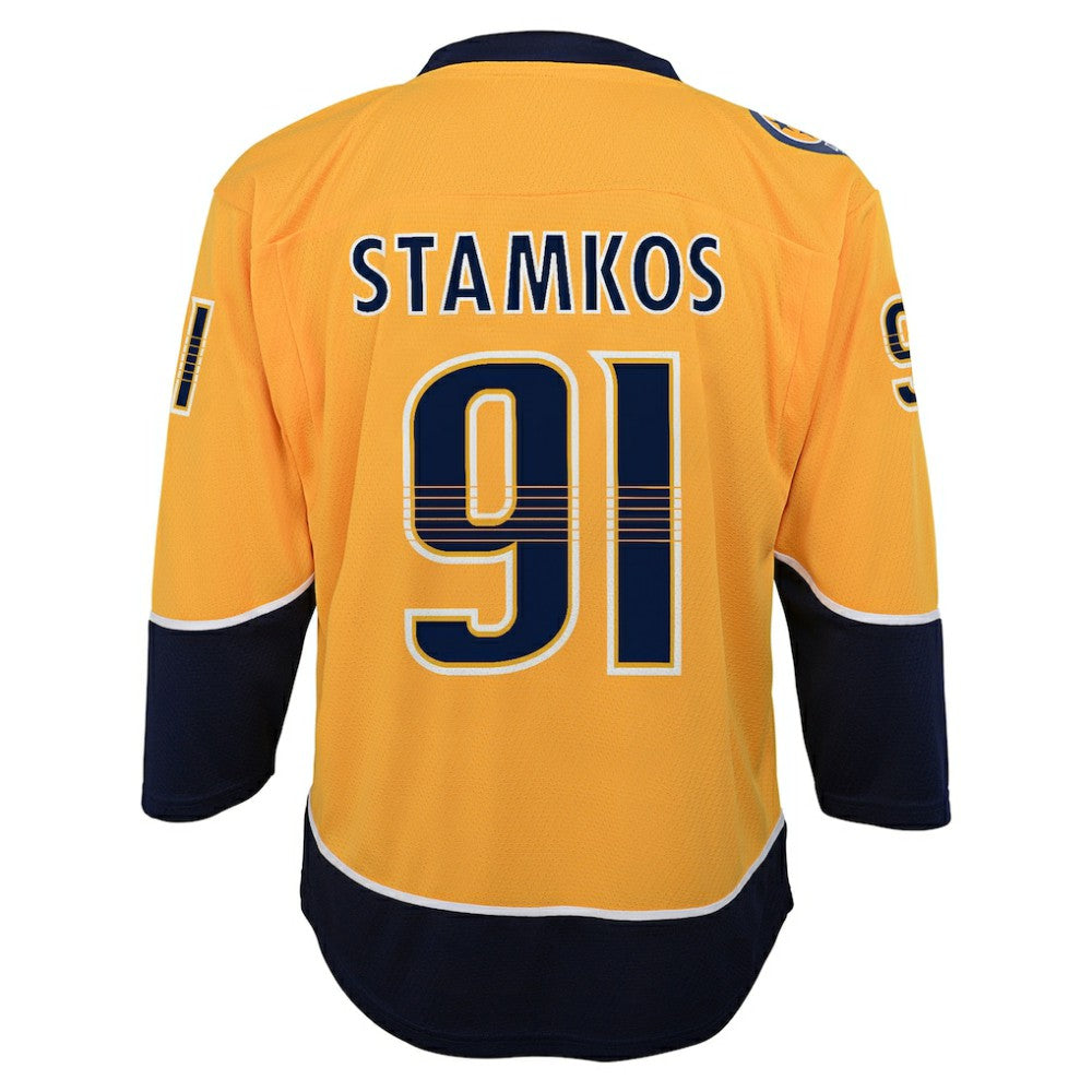 Steven Stamkos Nashville Predators Youth Alternate Replica Player Jersey - Gold - NHL 202439437