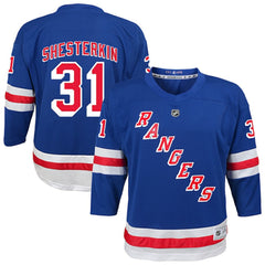 Igor Shesterkin New York Rangers Youth Home Replica Player Jersey - Blue - NHL 202439442