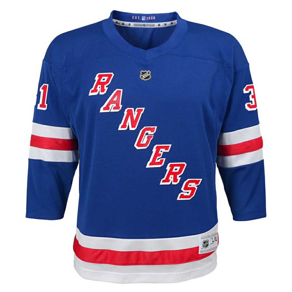 Igor Shesterkin New York Rangers Youth Home Replica Player Jersey - Blue - NHL 202439442