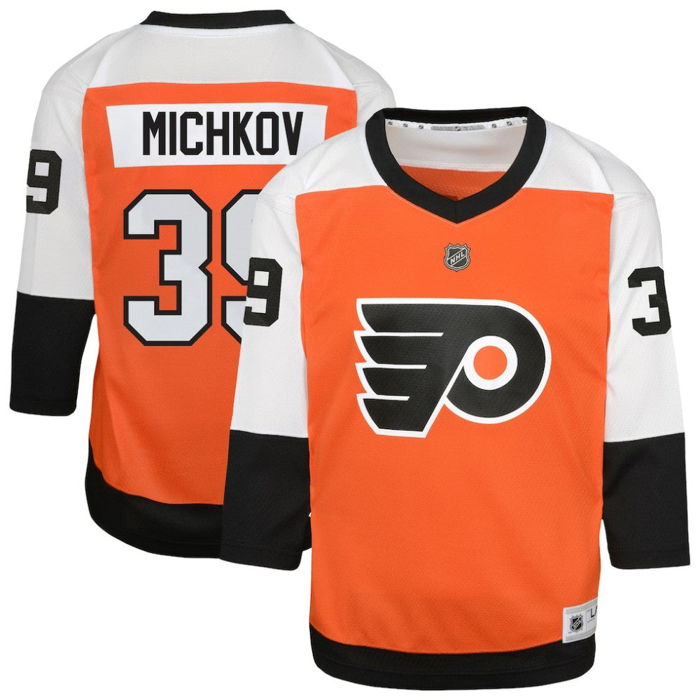Matvei Michkov Philadelphia Flyers Youth Home Replica Player Jersey - Orange - NHL 202439445