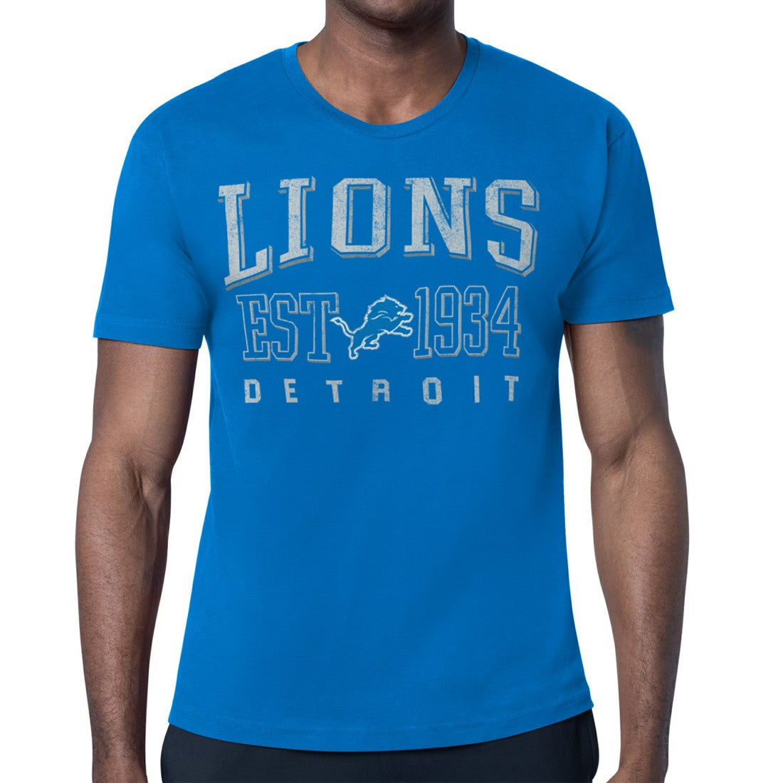 Detroit Lions Starter Retro Team Logo T-Shirt - Blue