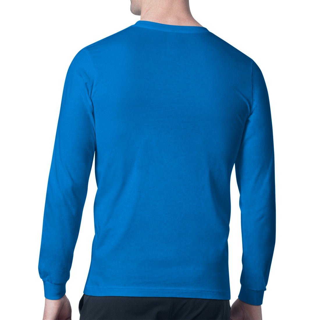 Detroit Lions Starter Retro Team Logo Long Sleeve T-Shirt Blue