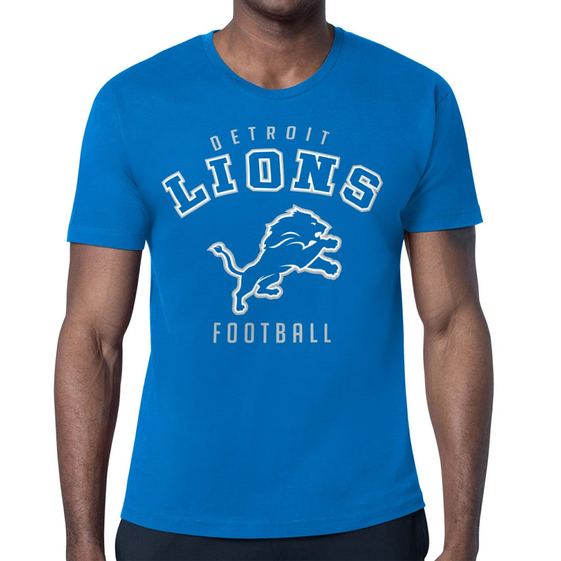 Detroit Lions Starter Team Logo T-Shirt Blue