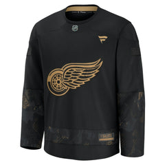Detroit Red Wings Fanatics 2024 Military Appreciation Practice Jersey - Black - NHL 202439736