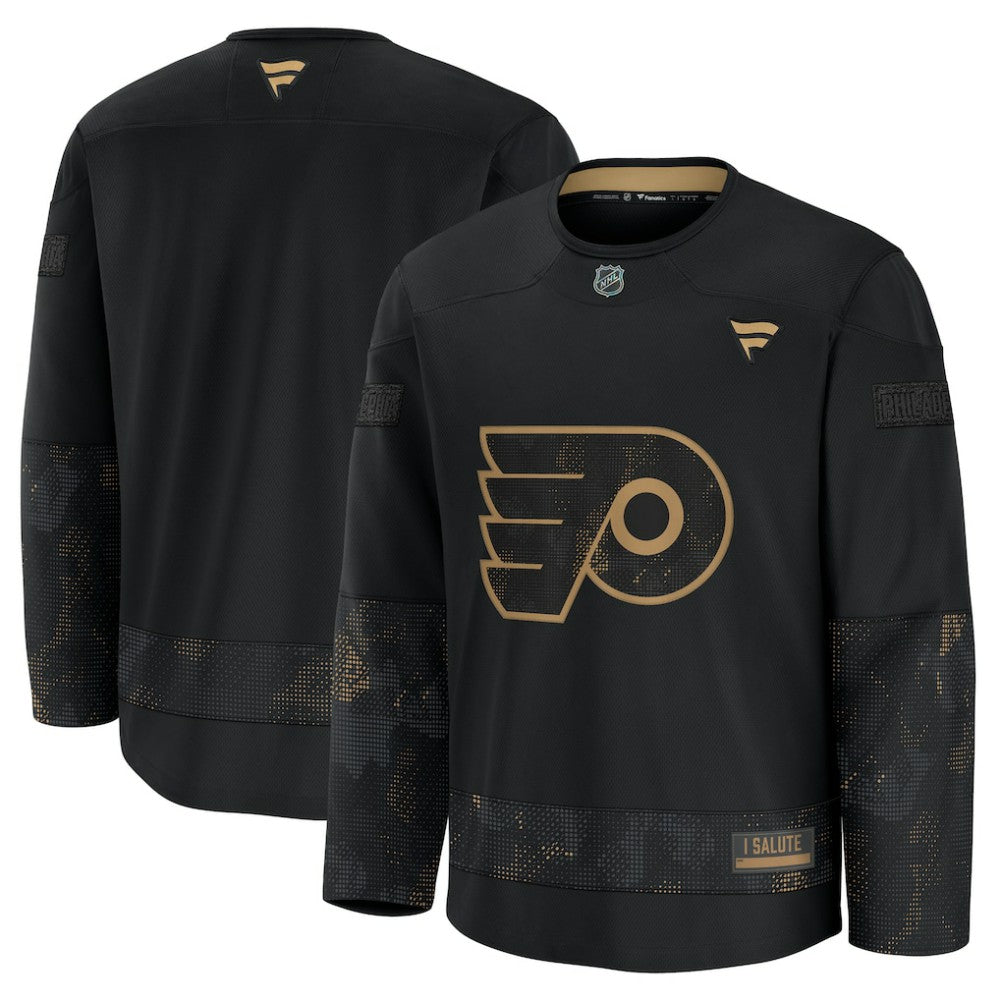 Philadelphia Flyers Fanatics 2024 Military Appreciation Practice Jersey - Black - NHL 202439741