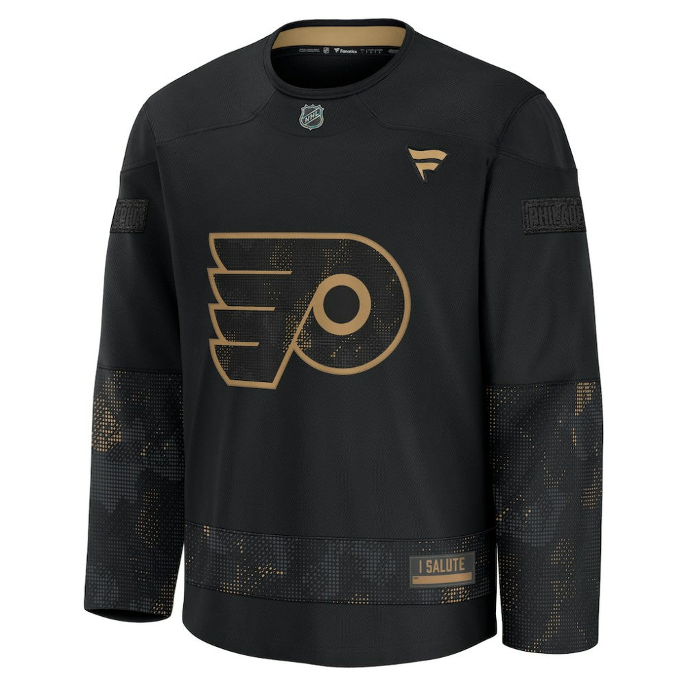 Philadelphia Flyers Fanatics 2024 Military Appreciation Practice Jersey - Black - NHL 202439741