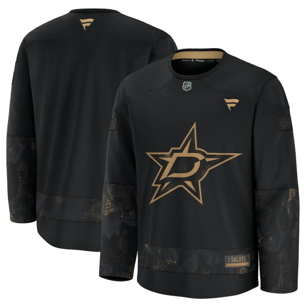Dallas Stars Fanatics 2024 Military Appreciation Practice Jersey - Black - NHL 202439743