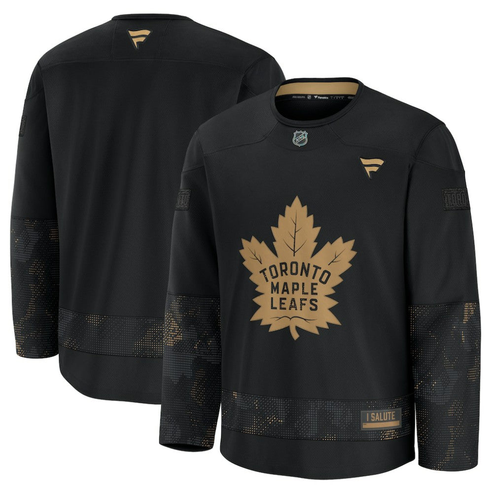 Toronto Maple Leafs Fanatics 2024 Military Appreciation Practice Jersey - Black - NHL 202439746