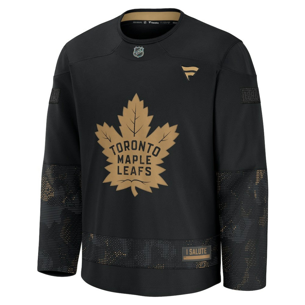 Toronto Maple Leafs Fanatics 2024 Military Appreciation Practice Jersey - Black - NHL 202439746