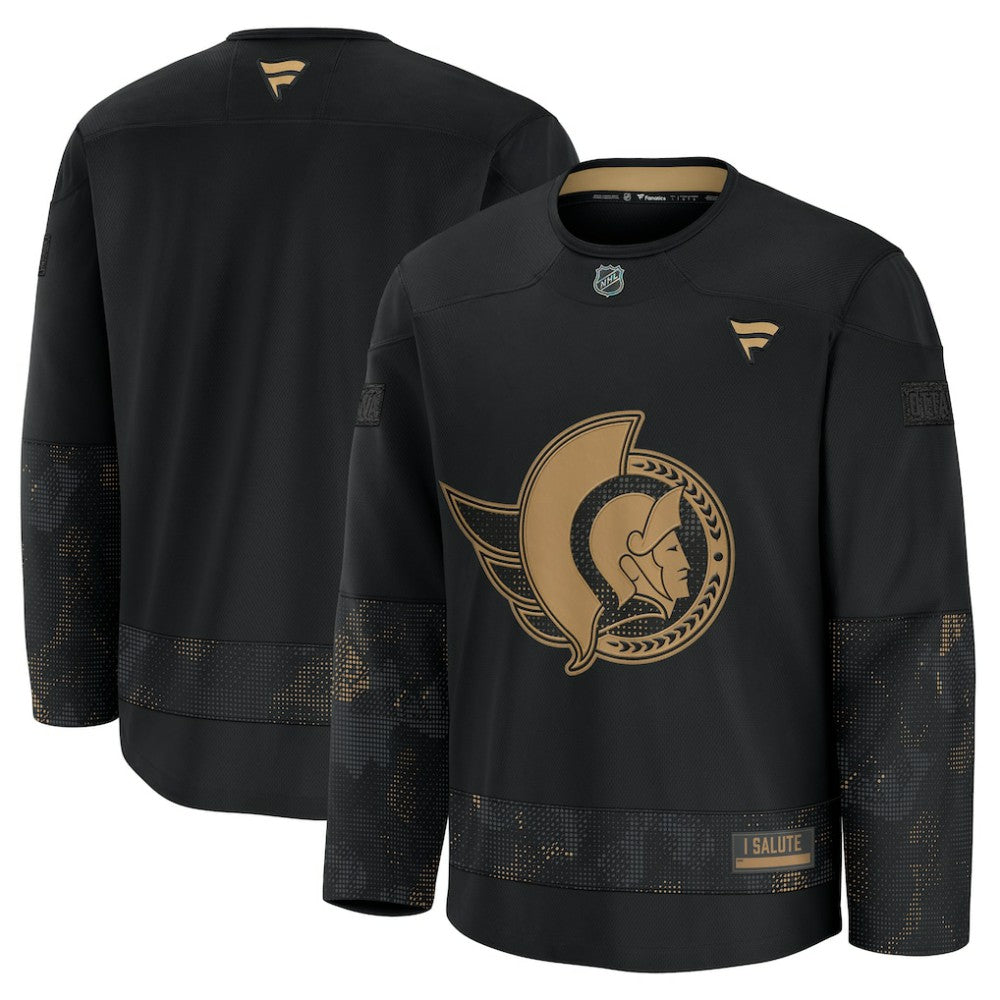 Ottawa Senators Fanatics 2024 Military Appreciation Practice Jersey - Black - NHL 202439747