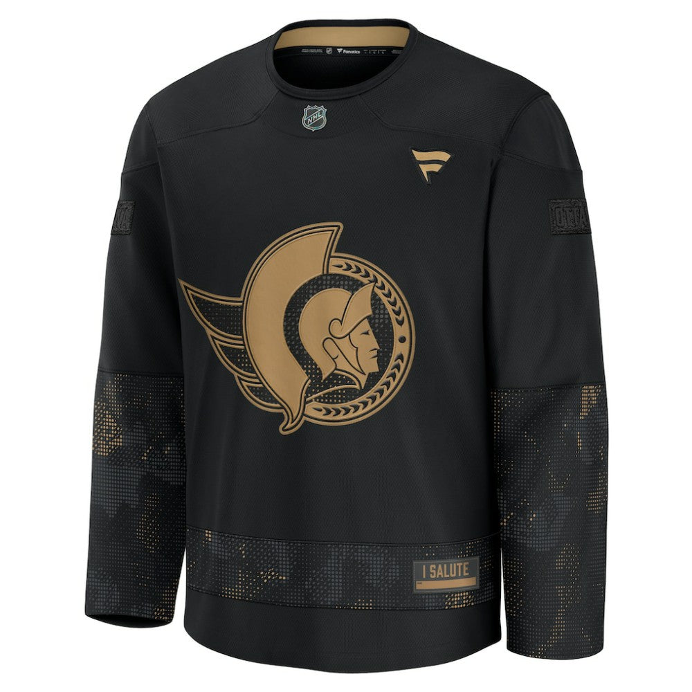 Ottawa Senators Fanatics 2024 Military Appreciation Practice Jersey - Black - NHL 202439747