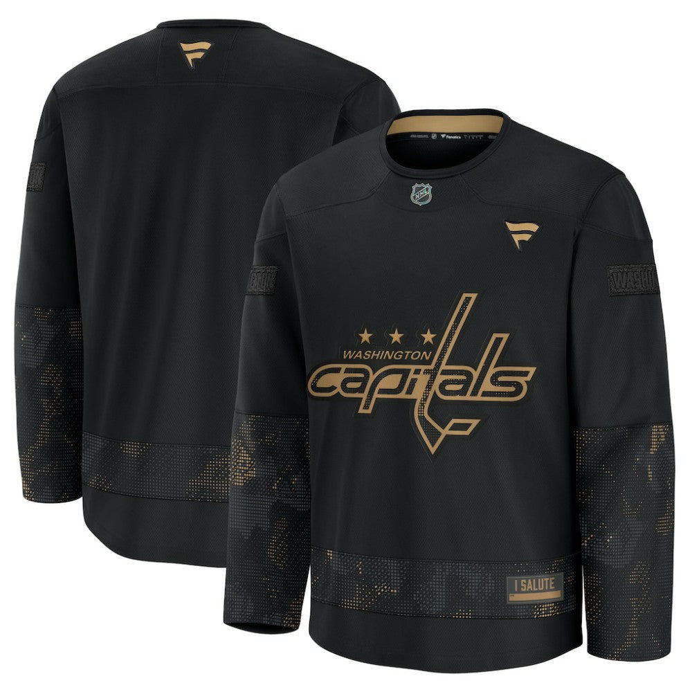 Washington Capitals Fanatics 2024 Military Appreciation Practice Jersey - Black - NHL 202439750