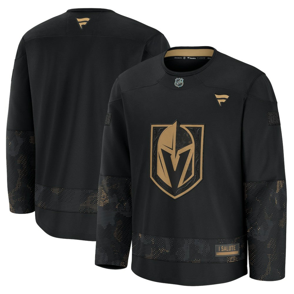 Vegas Golden Knights Fanatics 2024 Military Appreciation Practice Jersey - Black - NHL 202439752