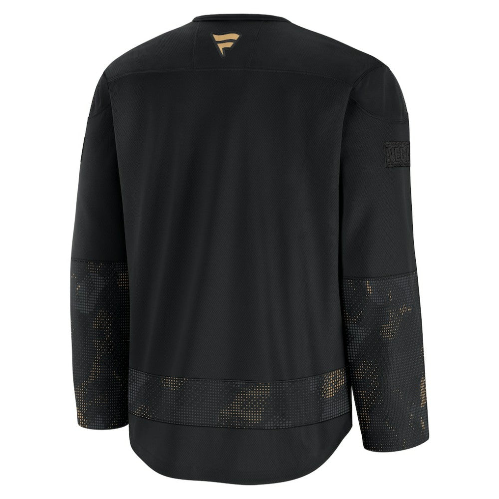 Vegas Golden Knights Fanatics 2024 Military Appreciation Practice Jersey - Black - NHL 202439752