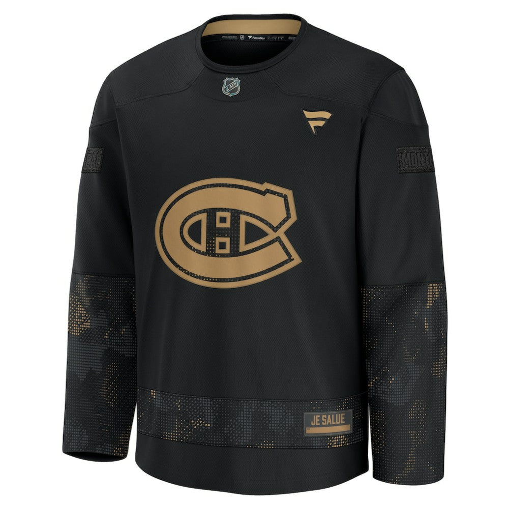 Montreal Canadiens Fanatics 2024 Military Appreciation Practice Jersey - Black - NHL 202439756