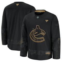 Vancouver Canucks Fanatics 2024 Military Appreciation Practice Jersey - Black - NHL 202439758