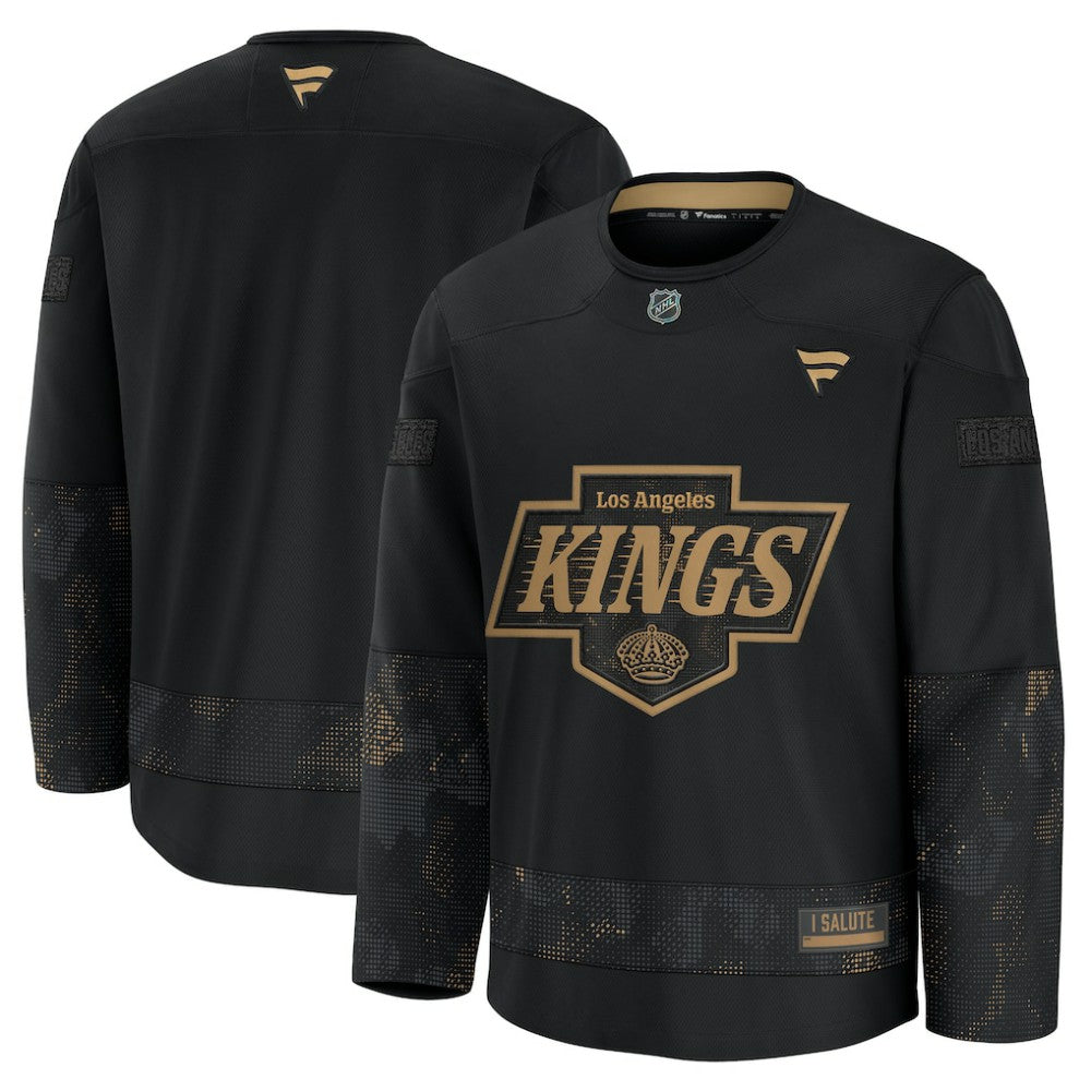 Los Angeles Kings Fanatics 2024 Military Appreciation Practice Jersey - Black - NHL 202439759