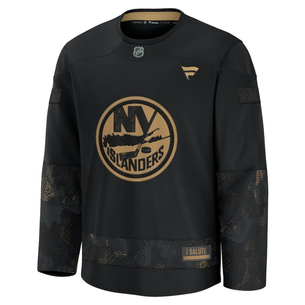 New York Islanders Fanatics 2024 Military Appreciation Practice Jersey - Black - NHL 202439764
