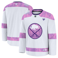 Buffalo Sabres Fanatics 2024 Hockey Fights Cancer Practice Jersey - White - NHL 202439789