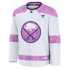 Buffalo Sabres Fanatics 2024 Hockey Fights Cancer Practice Jersey - White - NHL 202439789