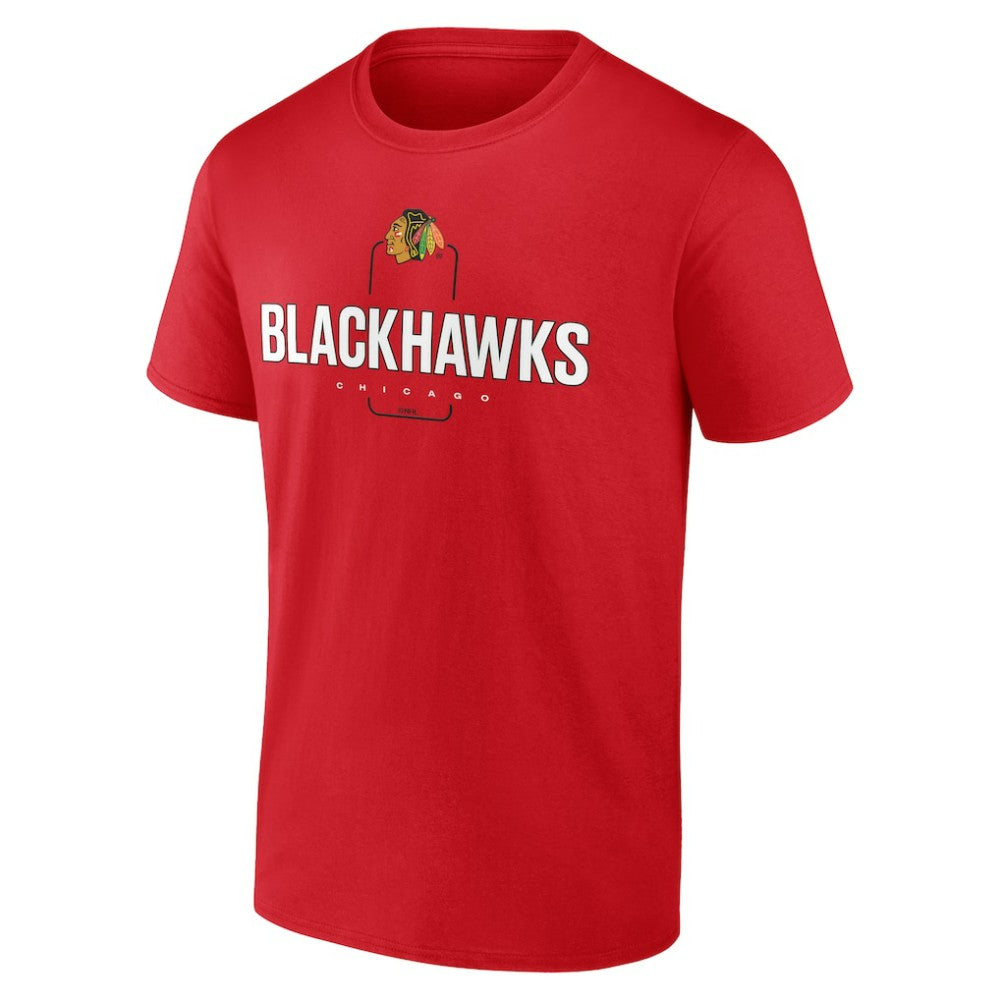 Chicago Blackhawks Personalized Name & Number Midfielder T-Shirt - Red - NHL 202441154