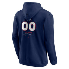 Colorado Avalanche Personalized Name & Number Midfielder Pullover Hoodie - Navy - NHL 202441158