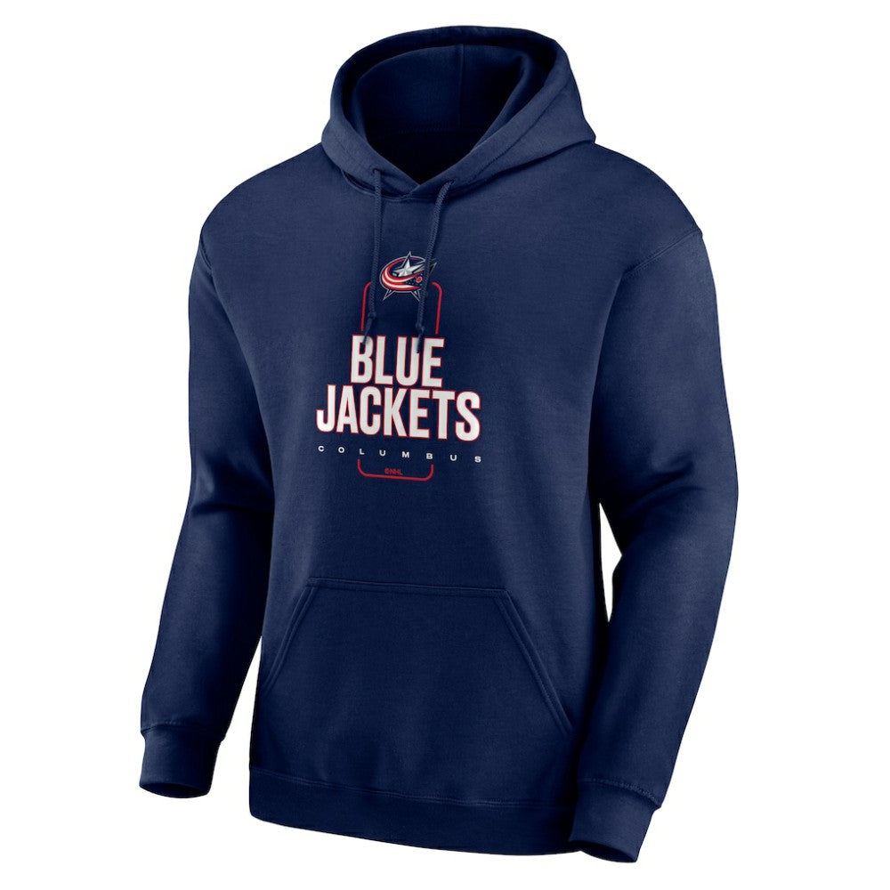 Columbus Blue Jackets Personalized Name & Number Midfielder Pullover Hoodie - Navy - NHL 202441163