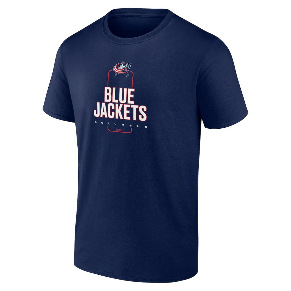 Columbus Blue Jackets Personalized Name & Number Midfielder T-Shirt - Navy - NHL 202441164