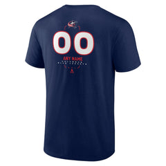 Columbus Blue Jackets Personalized Name & Number Midfielder T-Shirt - Navy - NHL 202441164