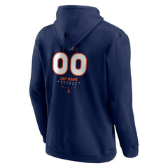 Edmonton Oilers Personalized Name & Number Midfielder Pullover Hoodie - Navy - NHL 202441172