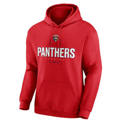 Florida Panthers Personalized Name & Number Midfielder Pullover Hoodie - Red - NHL 202441177