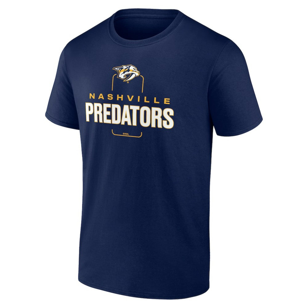 Nashville Predators Personalized Name & Number Midfielder T-Shirt - Navy - NHL 202441188
