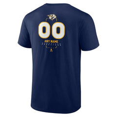 Nashville Predators Personalized Name & Number Midfielder T-Shirt - Navy - NHL 202441188