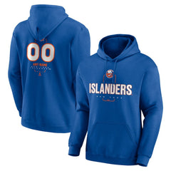 New York Islanders Personalized Name & Number Midfielder Pullover Hoodie - Royal - NHL 202441197
