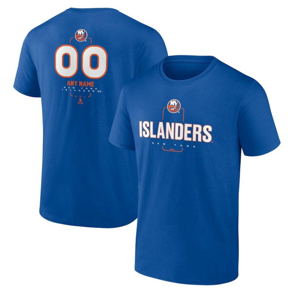 New York Islanders Personalized Name & Number Midfielder T-Shirt - Royal - NHL 202441198
