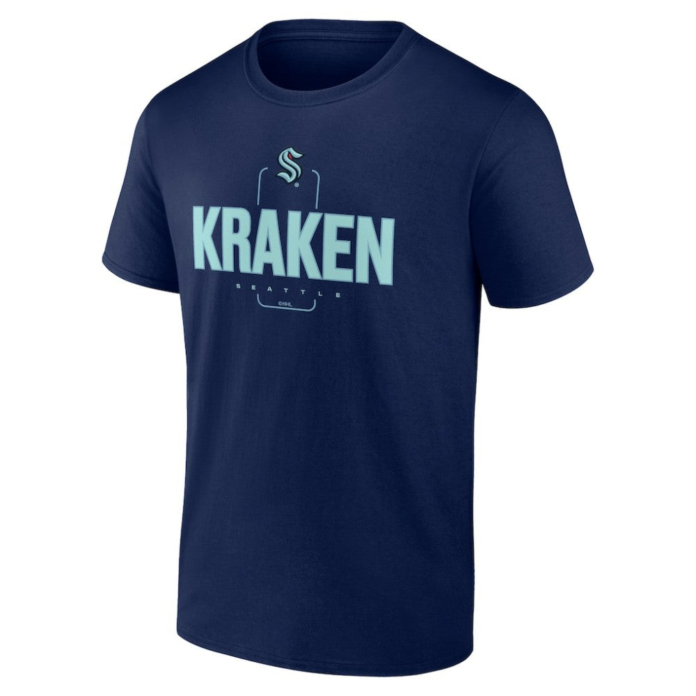 Seattle Kraken Personalized Name & Number Midfielder T-Shirt - Deep Sea Blue - NHL 202441213
