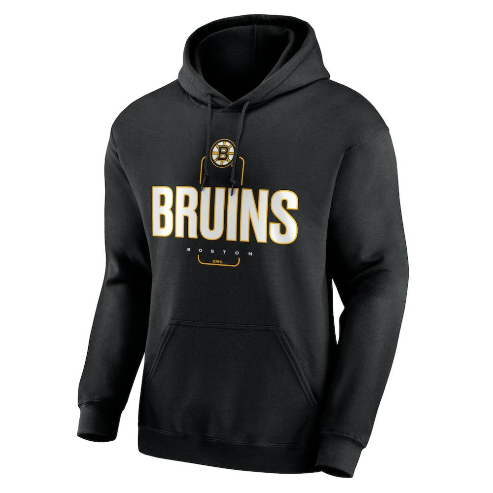 Boston Bruins Personalized Name & Number Midfielder Pullover Hoodie - Black - NHL 202441336