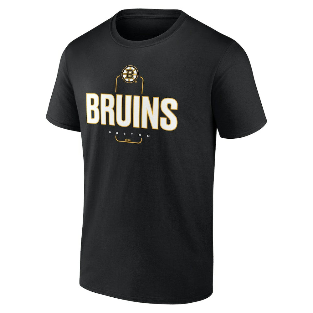 Boston Bruins Personalized Name & Number Midfielder T-Shirt - Black - NHL 202441337